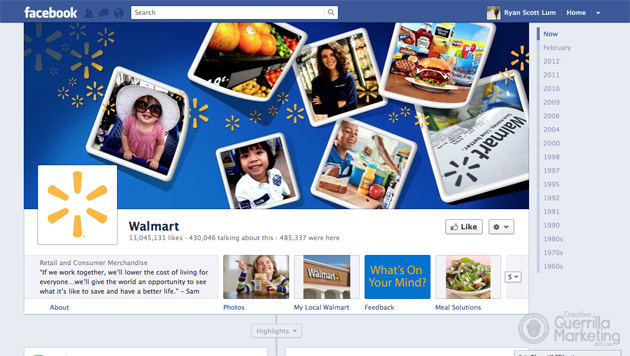 Creative Facebook Timeline Brand Cover by Walmart Creative Facebook Timeline Brand Cover by Walmart