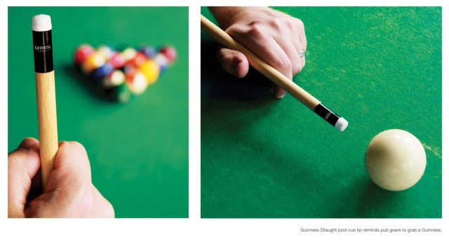 Guinness Pool Cue Ad