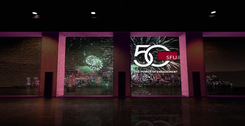 Indoor Projection Mapping Takes Educational Donors On A