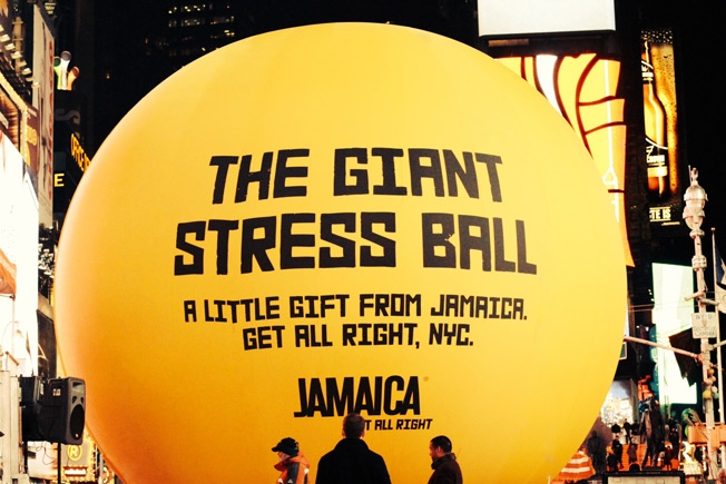 world's largest stress ball