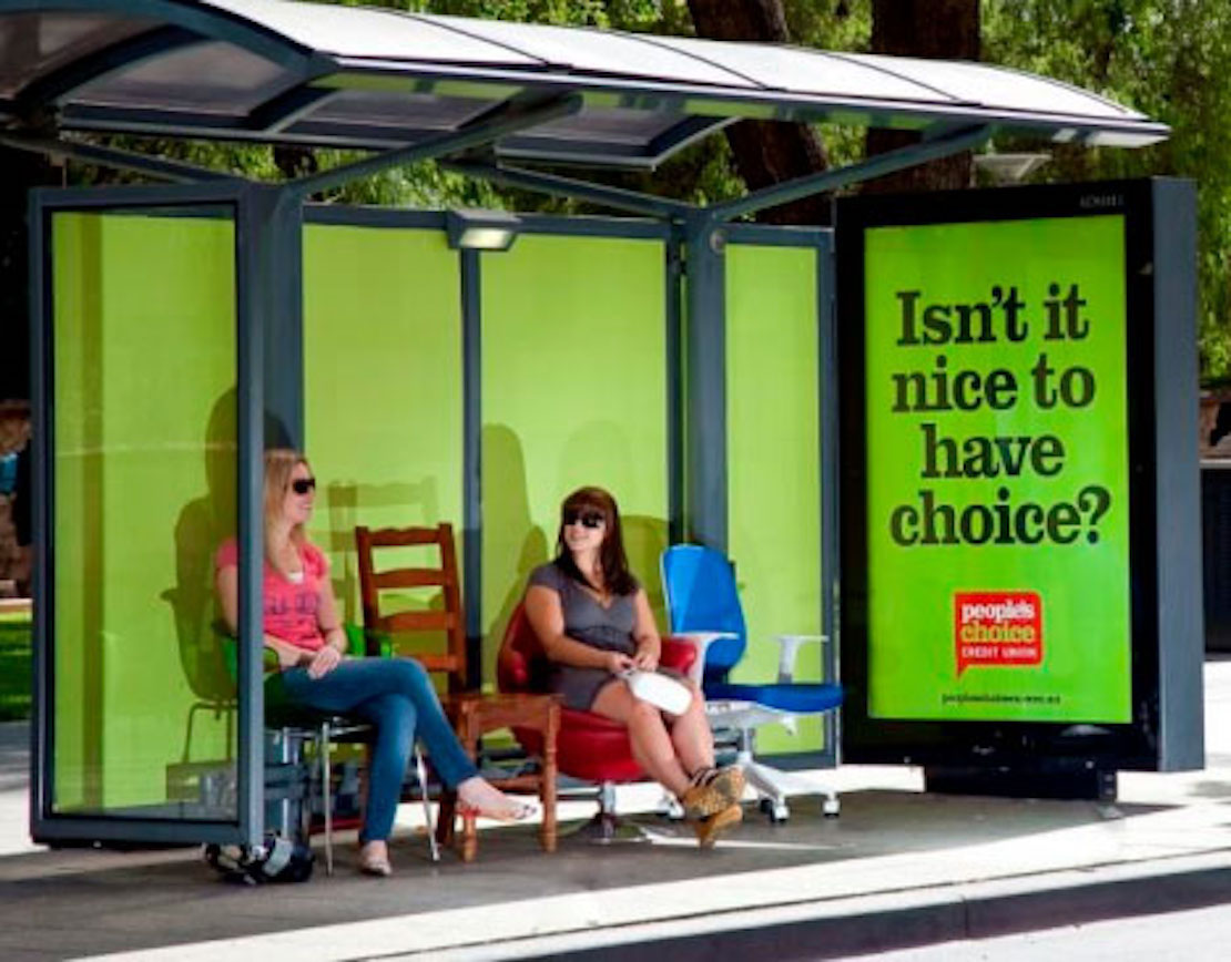 Image result for bus stop advertising