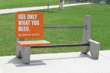 denver-water-bench-ad Ambient Ads on Benches