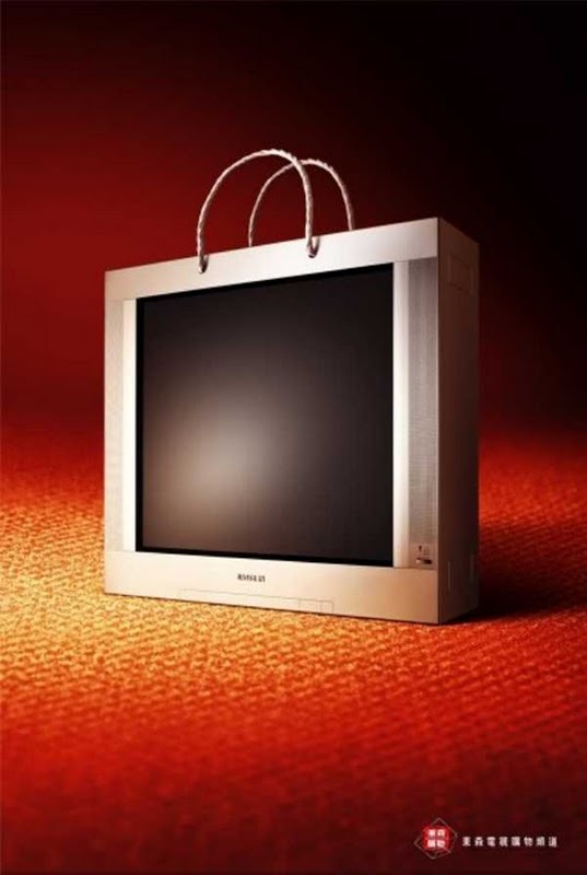 Samsung TV Creative Guerrilla Marketing Examples of Bags