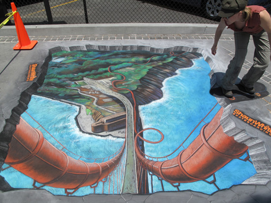 50 More Breathtaking 3d Street Art (paintings) Caution Steep Grade 50 More Breathtaking 3d Street Art (paintings)