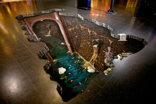 50 More Breathtaking 3d Street Art (paintings) Dirty Sewer 50 More Breathtaking 3d Street Art (paintings)