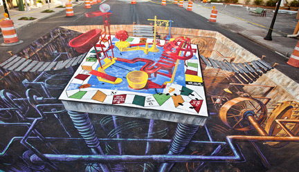 50 More Breathtaking 3d Street Art (paintings) mousetrap 50 More Breathtaking 3d Street Art (paintings)