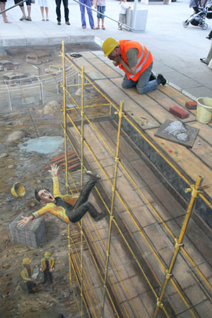50 More Breathtaking 3d Street Art (paintings) accident building site 50 More Breathtaking 3d Street Art (paintings)