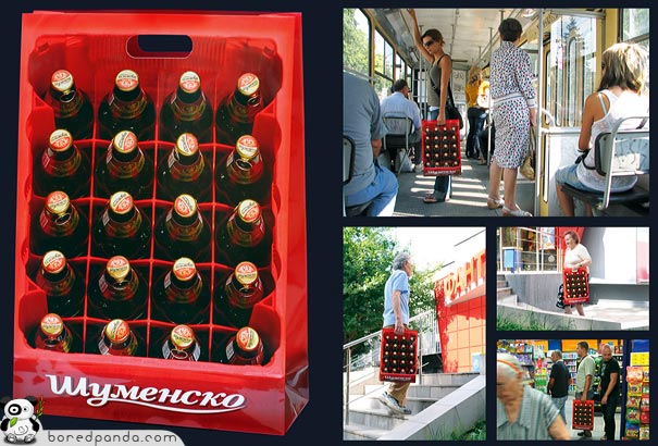 Creative Guerilla Marketing Examples of Bags