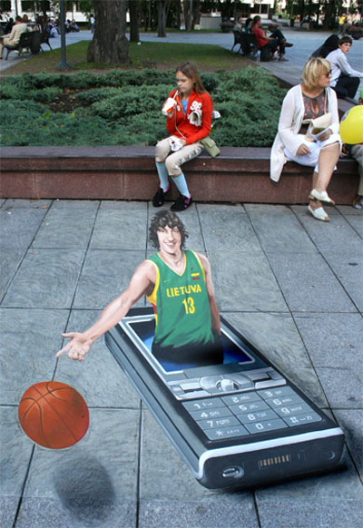 50 More Breathtaking 3d Street Art (paintings) Sony Ericsson 50 More Breathtaking 3d Street Art (paintings)