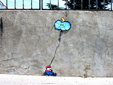 25 Creative Street Art Examples by OaKoAk Guerrilla Marketing Example ccac63ec1a73051063713d71fc8fe78c 25 Creative Street Art Examples by OaKoAk Guerilla Marketing Example