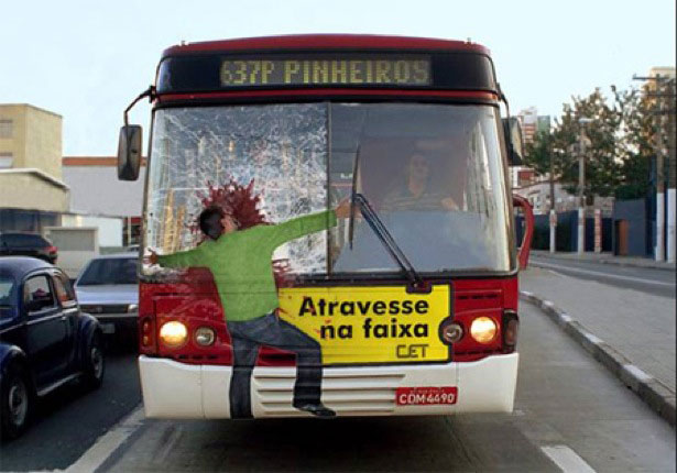 bus guerrilla marketing examples