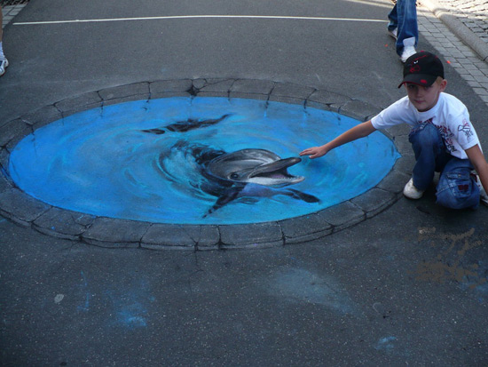 50 More Breathtaking 3d Street Art (paintings) dolphin 50 More Breathtaking 3d Street Art (paintings)
