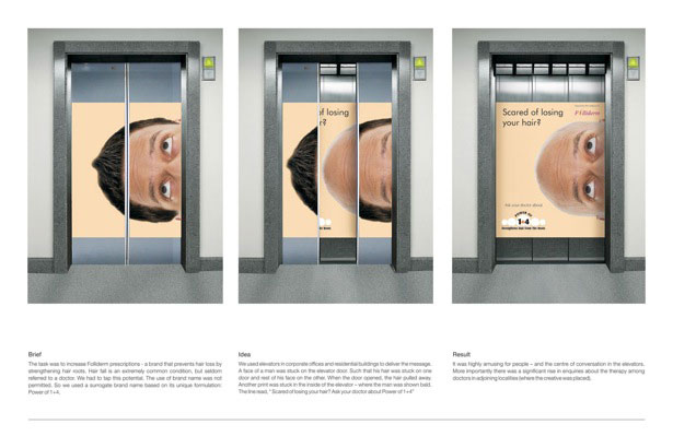 elevator guerrilla marketing examples