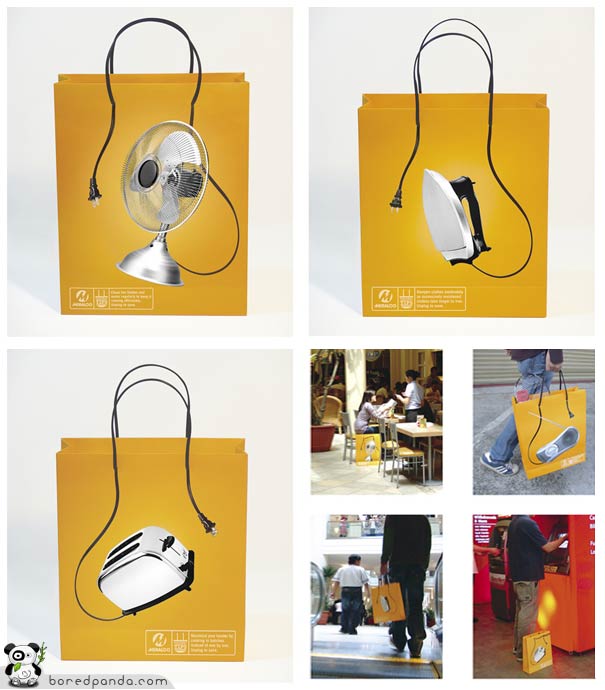 Creative Guerilla Marketing Examples of Bags