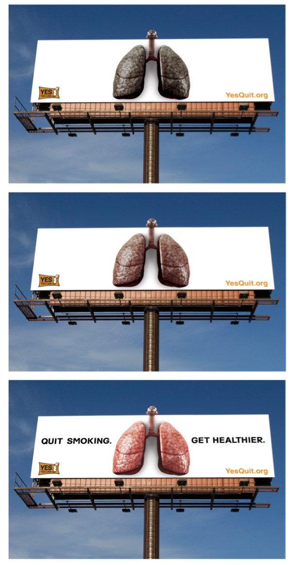 Yes, You Can Quit: Quit Smoking. Get Healthier. efd29e3d478332d6a3aebcd47480b860 12 Inspirational Guerrilla Marketing Examples Guerilla Marketing Example