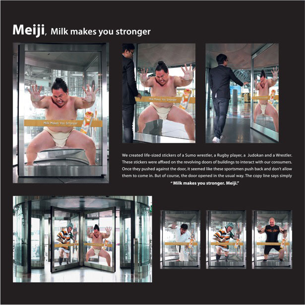 meiji guerrilla marketing examples