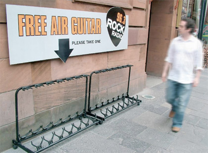 air guerrilla marketing